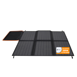 Sac de module de panneaux solaires photovoltaïques portables 200W 6 dossiers pour les voyages de camping