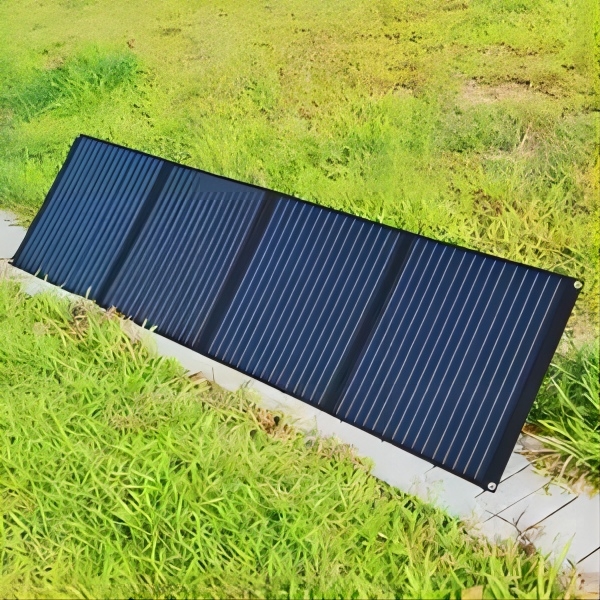 Sac de module de panneaux solaires photovoltaïques portables 100W 2 dossiers pour les voyages de camping