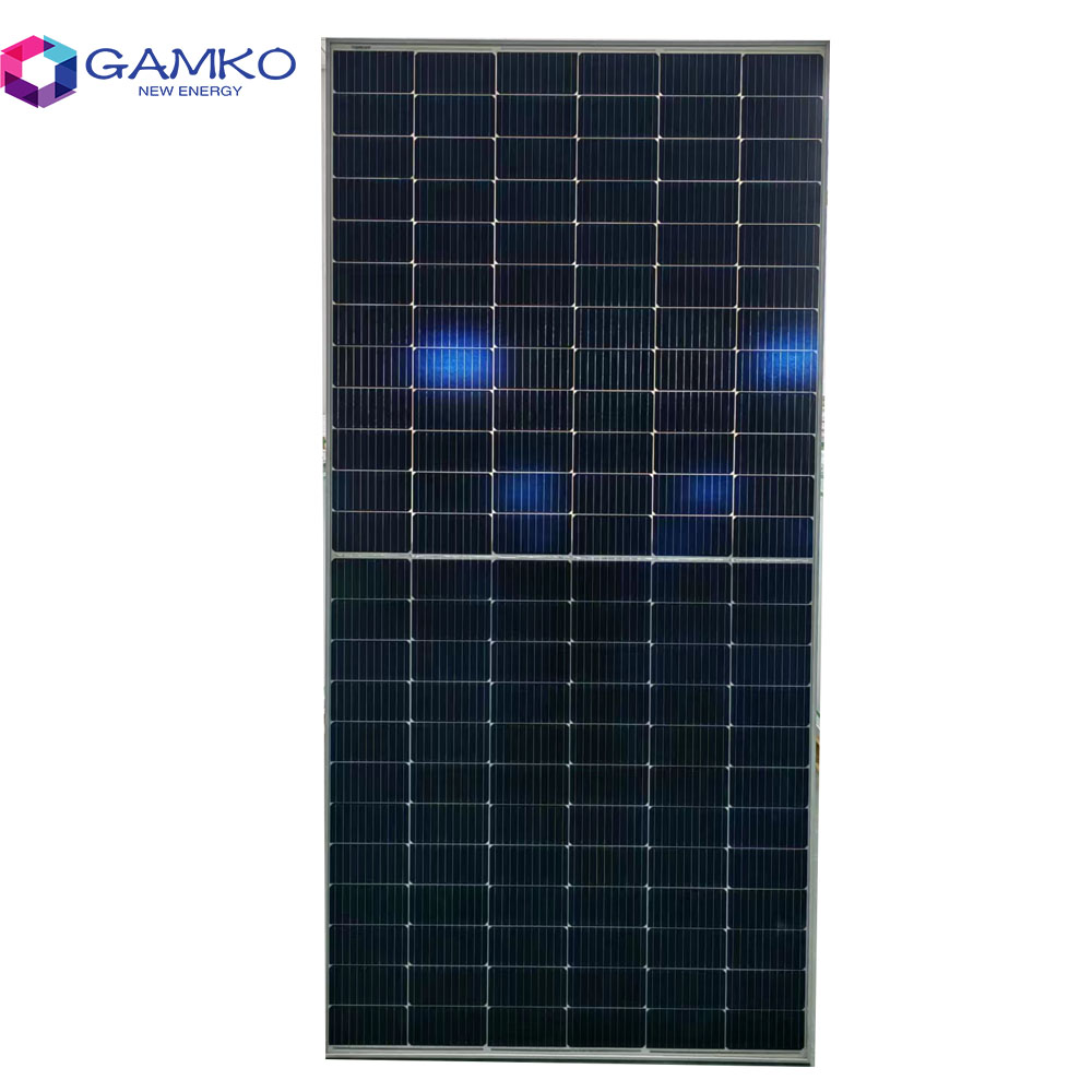 Panneau solaire Perc de qualité A 535W, double verre, module solaire entièrement noir fabriqué en Chine 