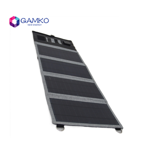 Sac de module de panneaux solaires photovoltaïques portables 15W 4 dossiers pour les voyages de camping