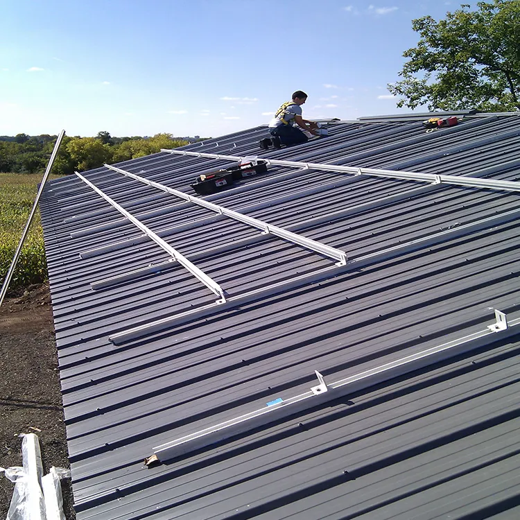 Toit en pente libre d'utilisation de panneau solaire de système d'énergie de parenthèse de Moutning de conception 