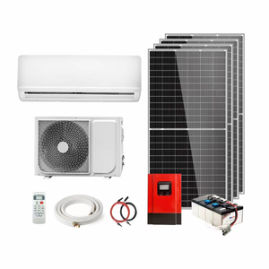 12000Btu Solaire AC DC Unités Climatiseur Hybride Énergie Solaire Climatiseur Mur Split Climatiseur Pour La Maison