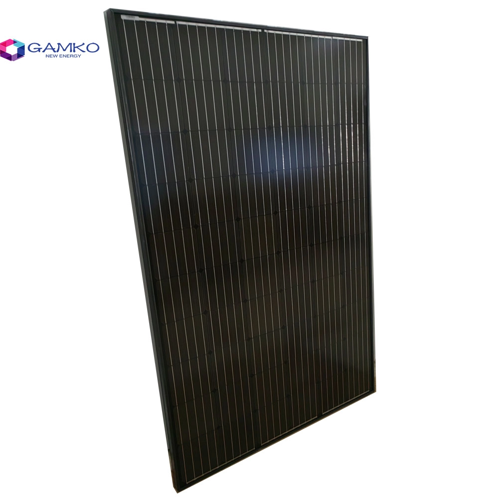 Panneaux solaires argentés/tous noirs 340w 157mm 60 cellules panneaux solaires bifaciaux prix des panneaux solaires photovoltaïques 320w 330w