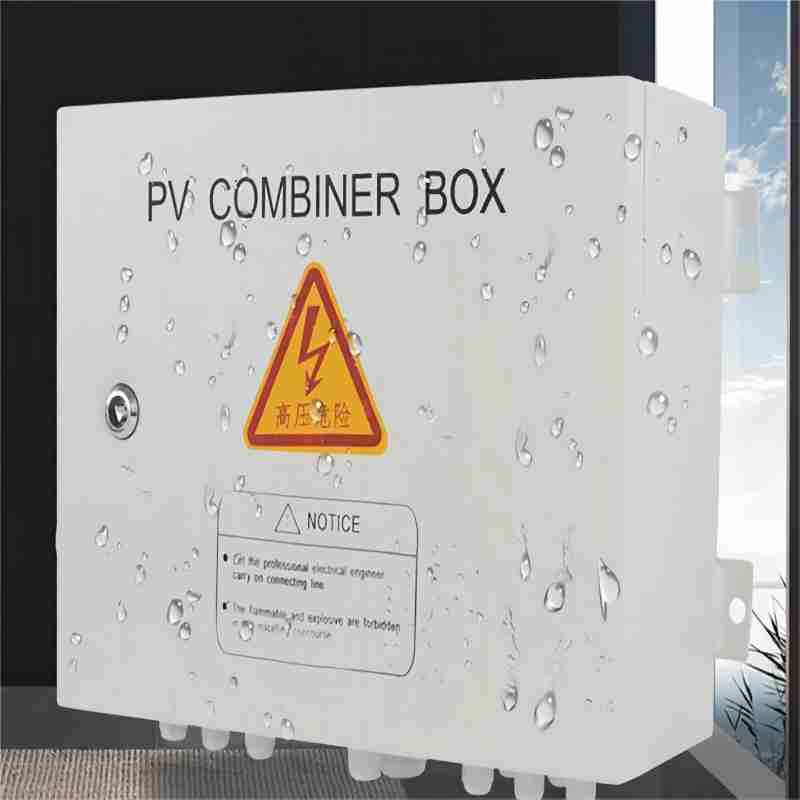 Boîte de combinateur AC DC PV, boîte de combinaison solaire 500V PV pour panneau photovoltaïque du système solaire